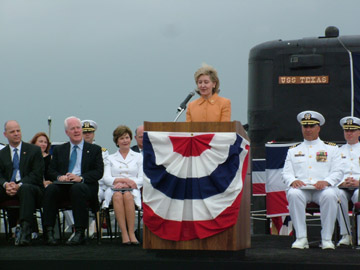 USS Texas Commissioning